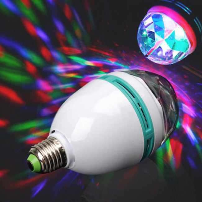  مصباح LED دوار بالألوان الكاملة.  