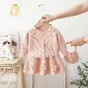 طقم شتوي زهري فاتح 