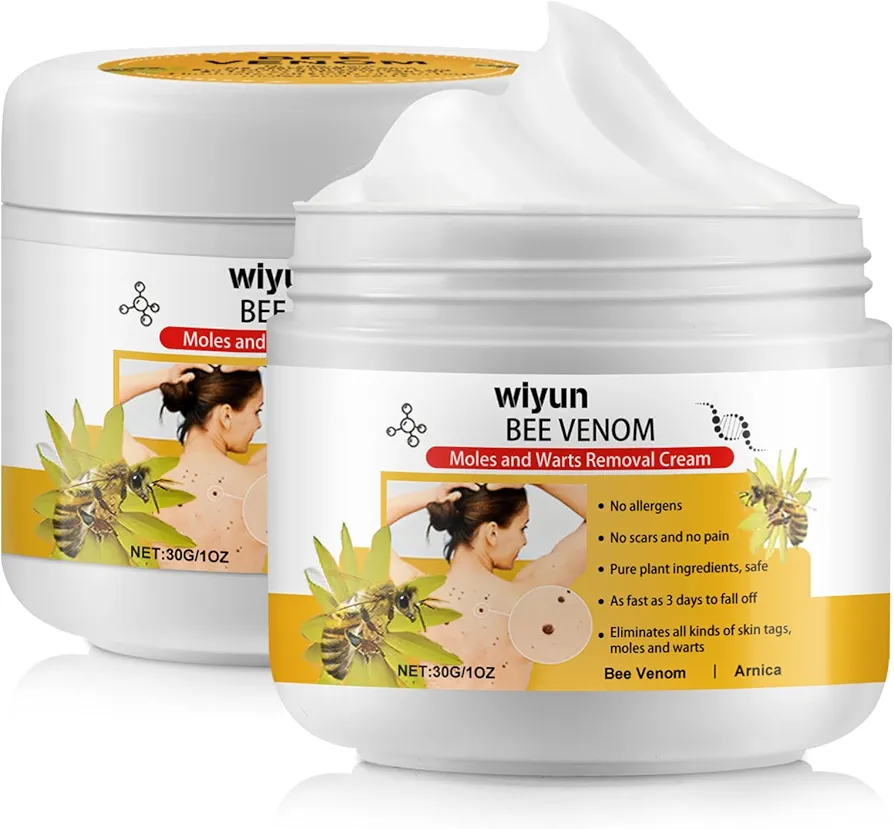 كريم  ل ازاله الشامات والثاليل wiyun  bee venom