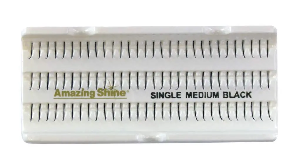 رموش AMZ SINGEL black lash طبيعية مدون لاصق